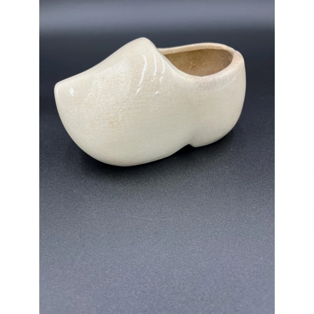 Vintage Dutch Clog Planter: Garden Shoe Pot